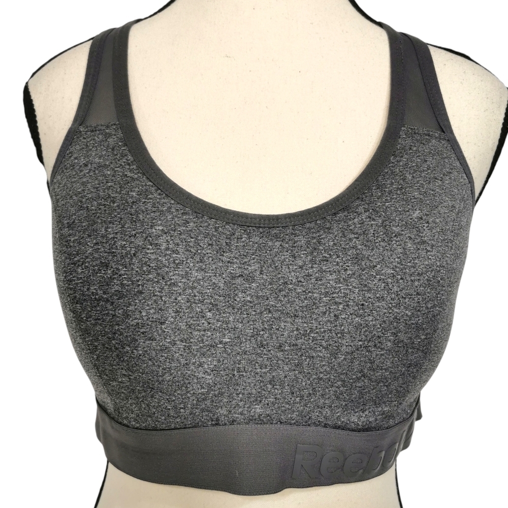 Reebok Gray Heather Sports Bra